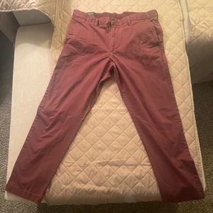 Nordstrom Ballard Slim fit pants- Maroon. 36x30